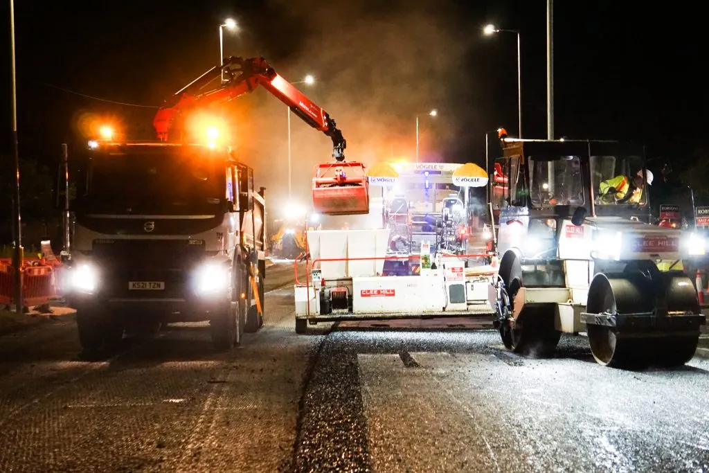 Car park excavation & resurfacing at Luton Airport